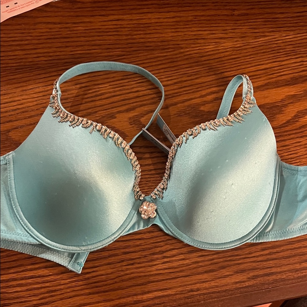Marciano Elegant Blue Embellished Women's Bra